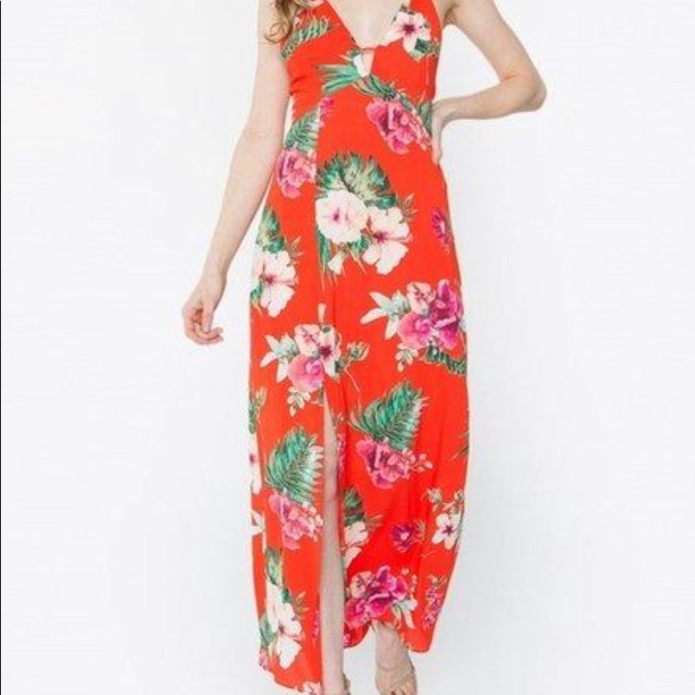 ALIANNA FLORAL MAXI DRESS